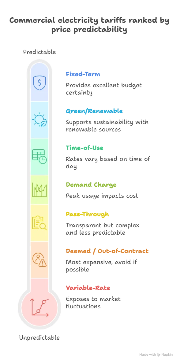 Commercial Electricity Tariffs