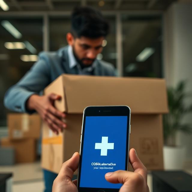 Employee leaving a job and seeking COBRA alternative health insurance for the transition period.