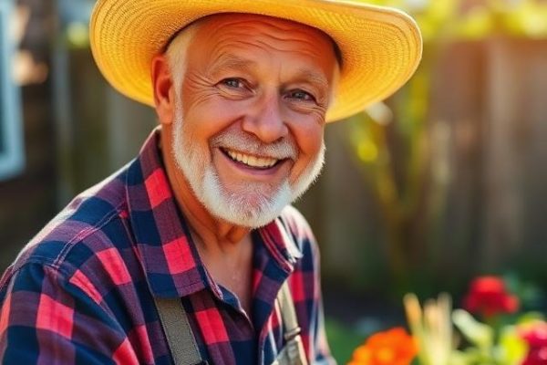 Active senior eligible for guaranteed issue whole life insurance with no medical exam required.